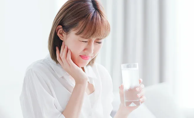 イメージ:冷たいものが染みる